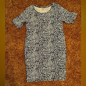 Fitted ribbed maternity bodycon dress - L